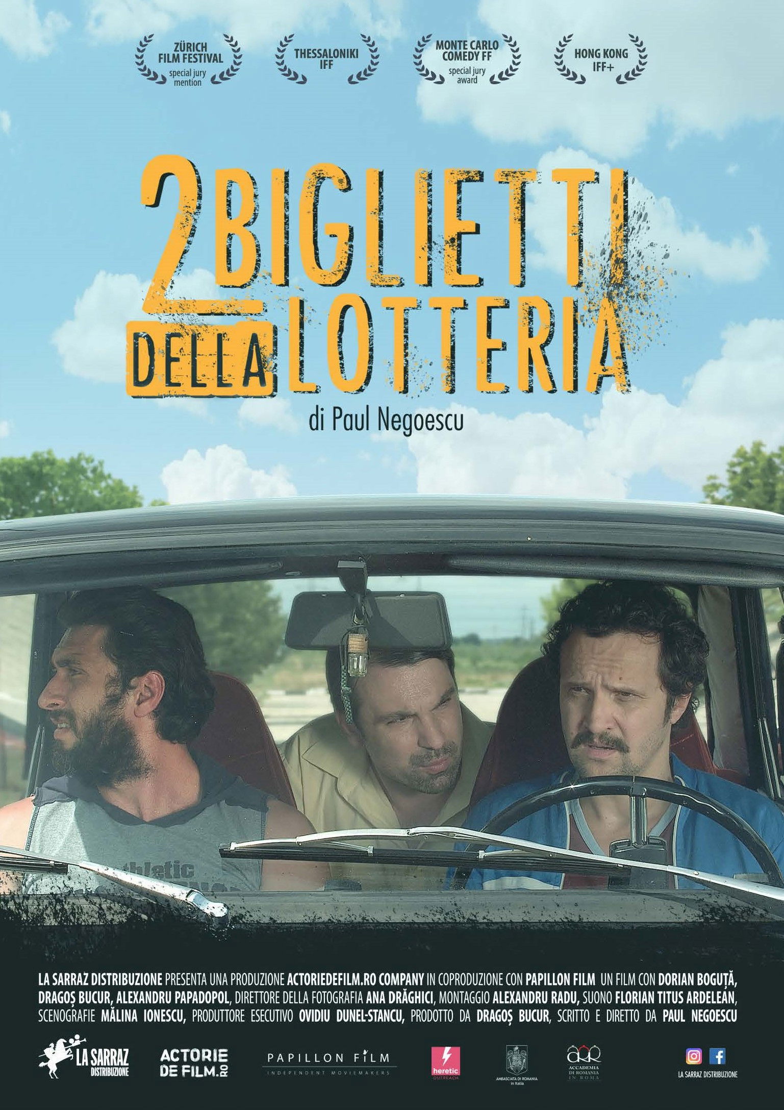 Locandina di 2 biglietti della lotteria