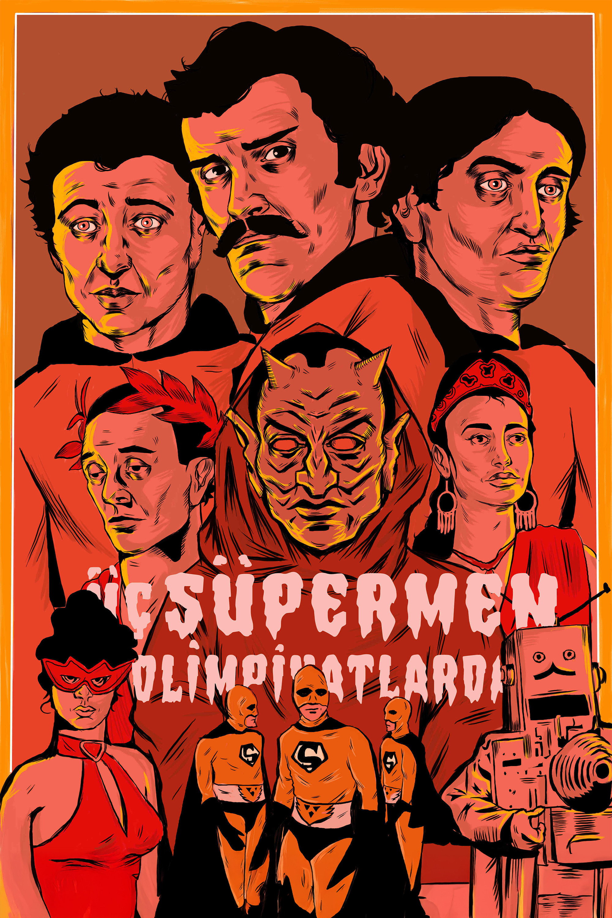 Locandina di 3 Supermen alle Olimpiadi