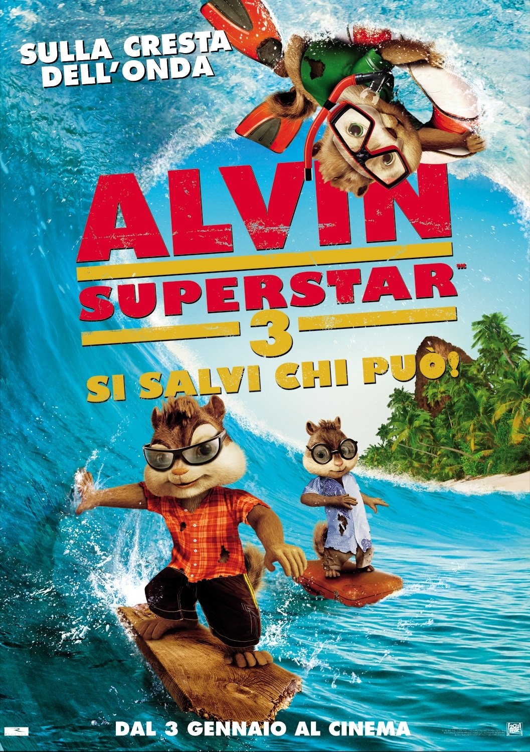 Locandina di Alvin Superstar 3 - Si salvi chi può!