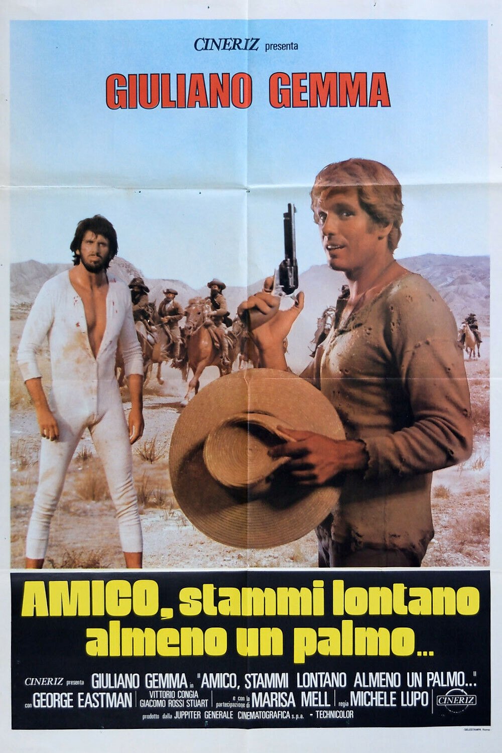 Locandina di Amico, stammi lontano almeno un palmo