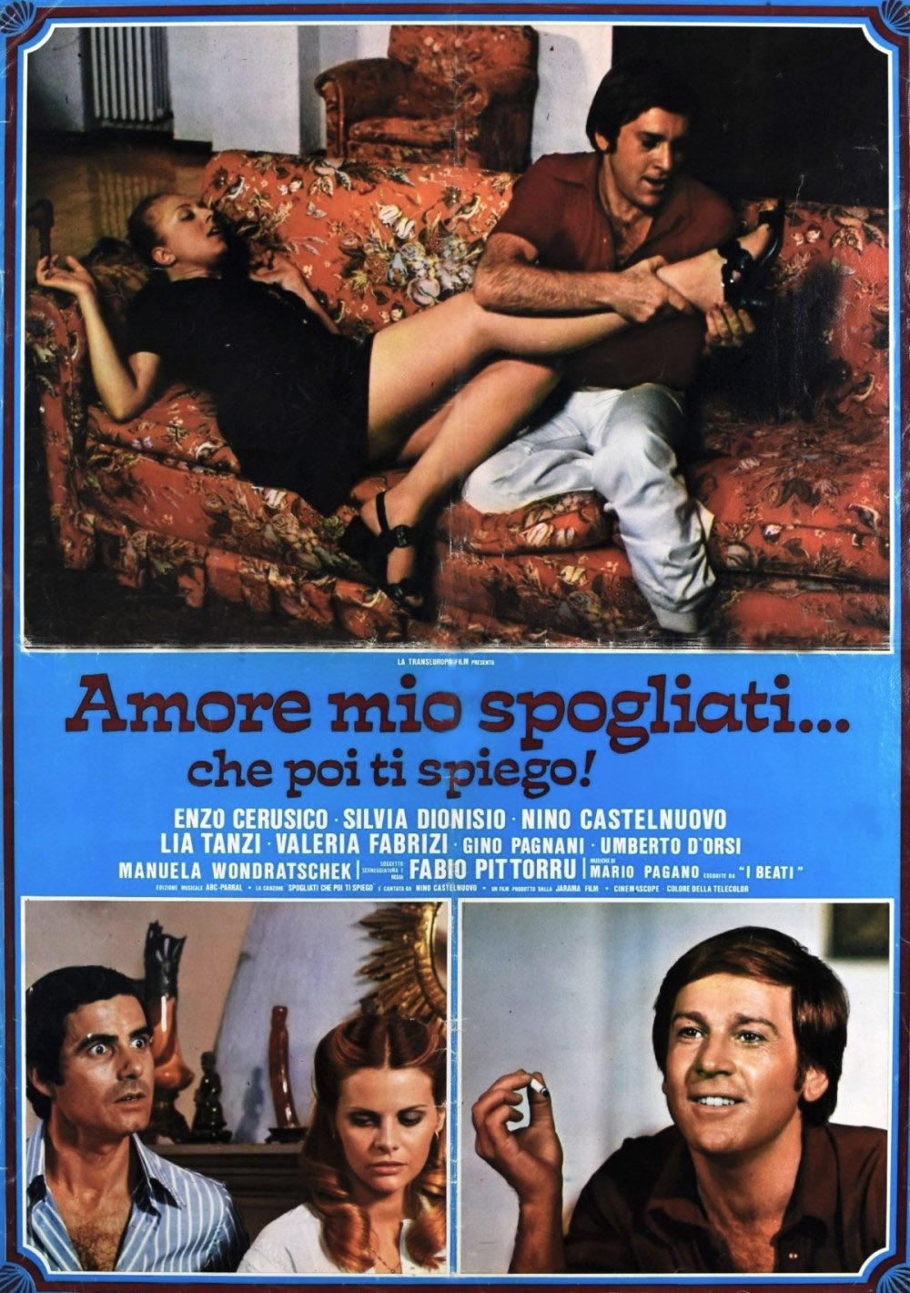 Locandina di Amore mio spogliati... che poi ti spiego!