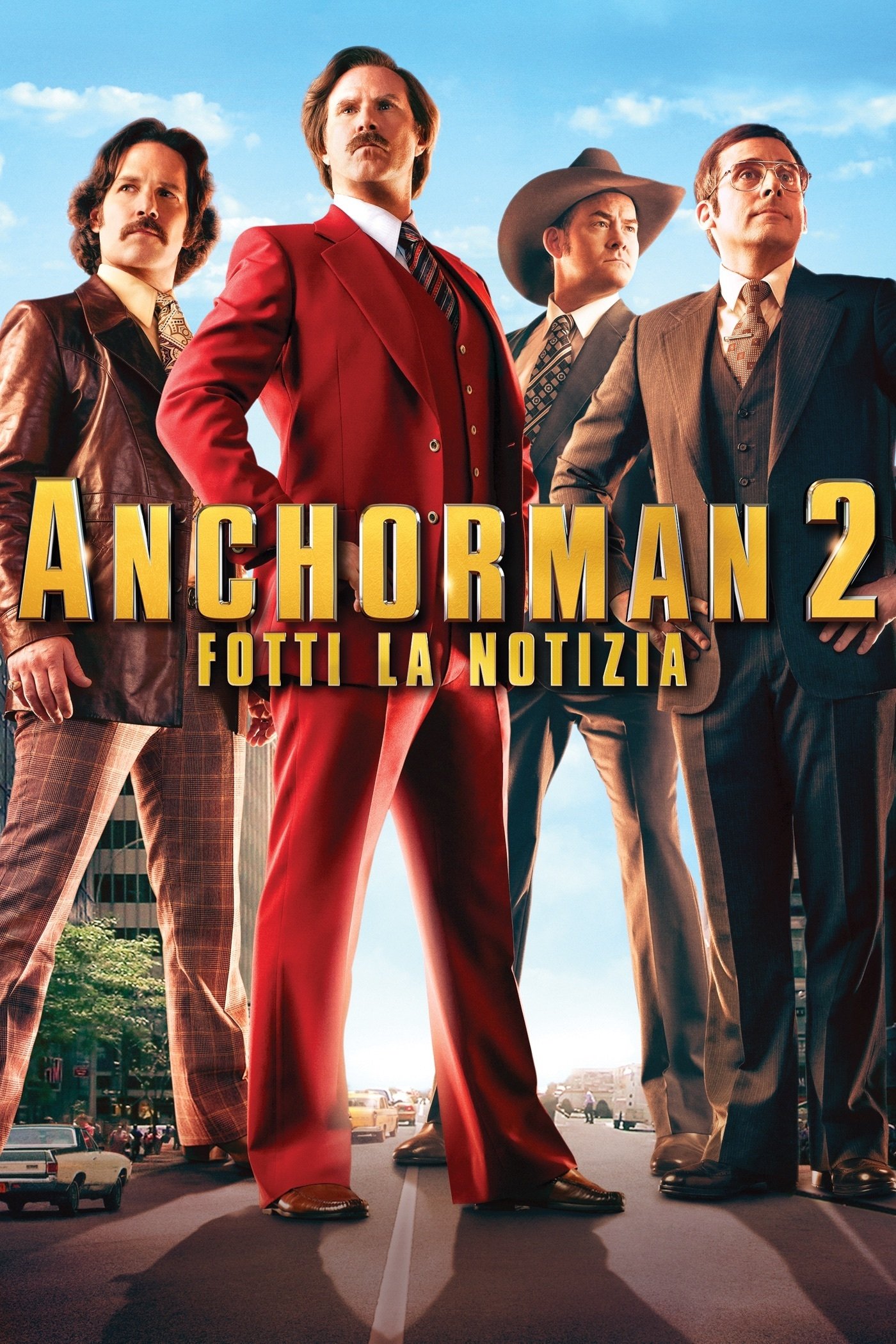 Locandina di Anchorman 2 - Fotti la notizia