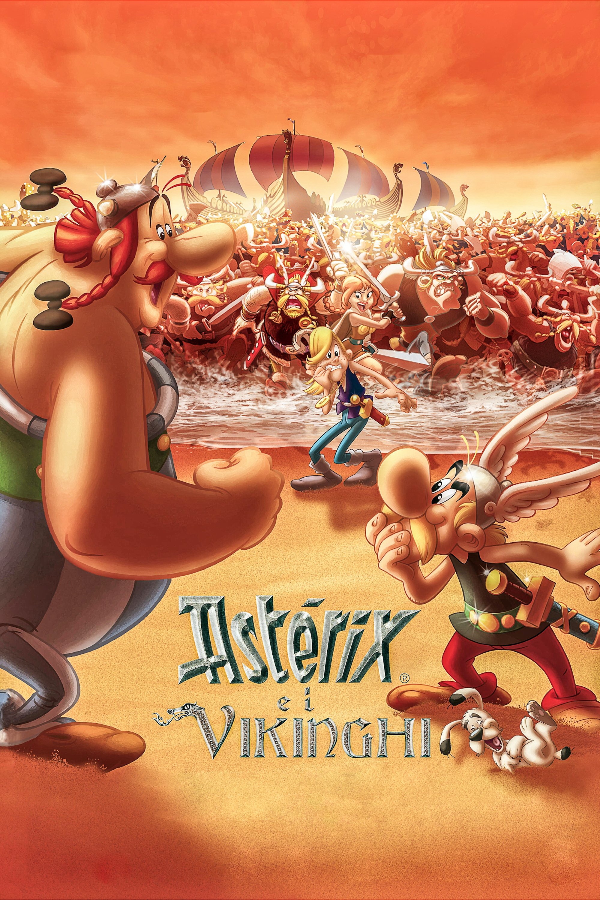 Locandina di Asterix e i Vichinghi