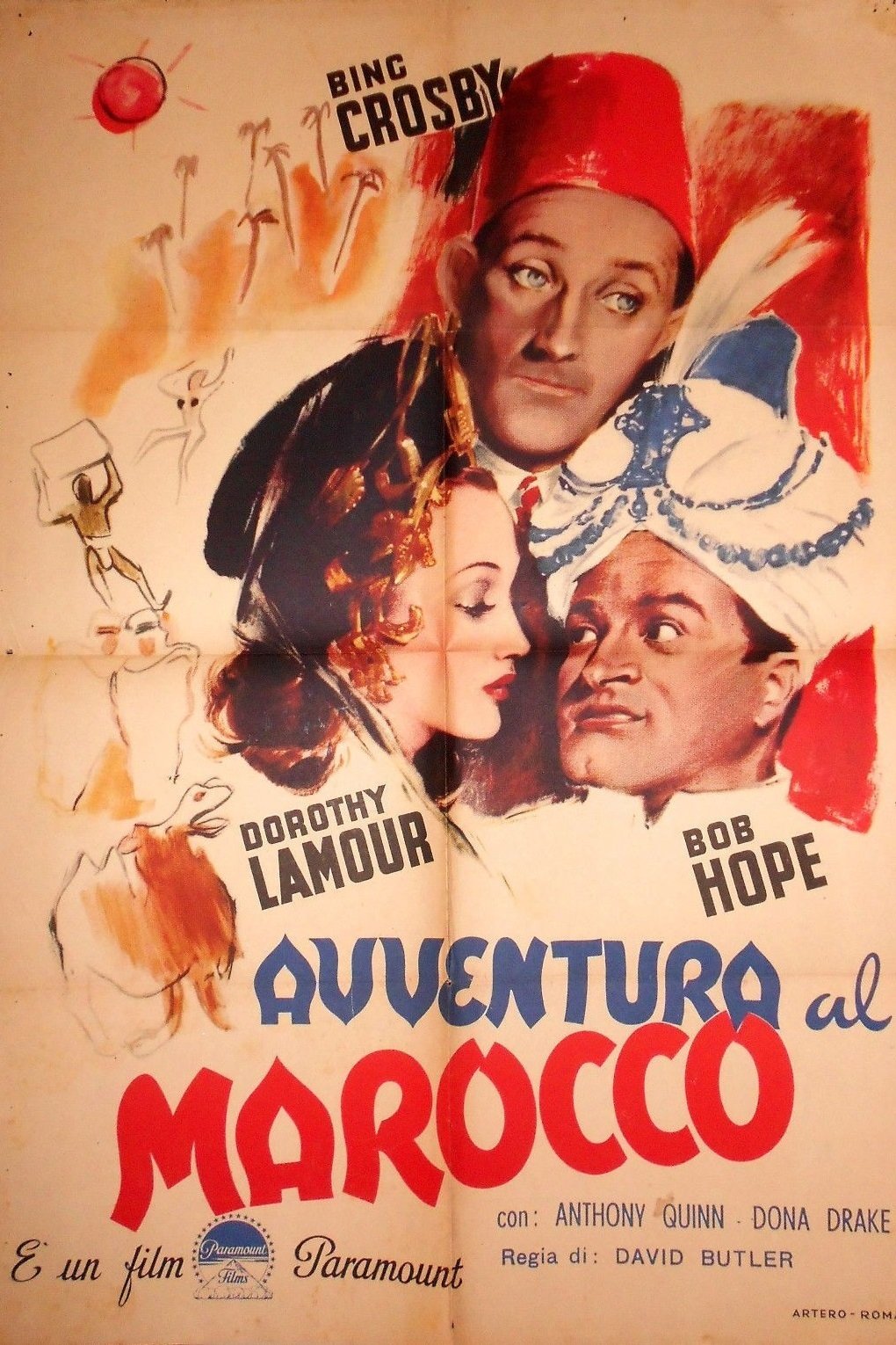 Locandina di Avventura al Marocco