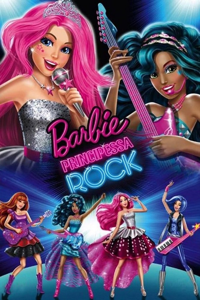 Locandina di Barbie principessa rock