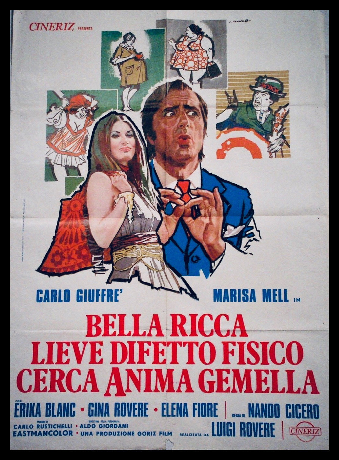 Locandina di Bella, ricca, lieve difetto fisico, cerca anima gemella