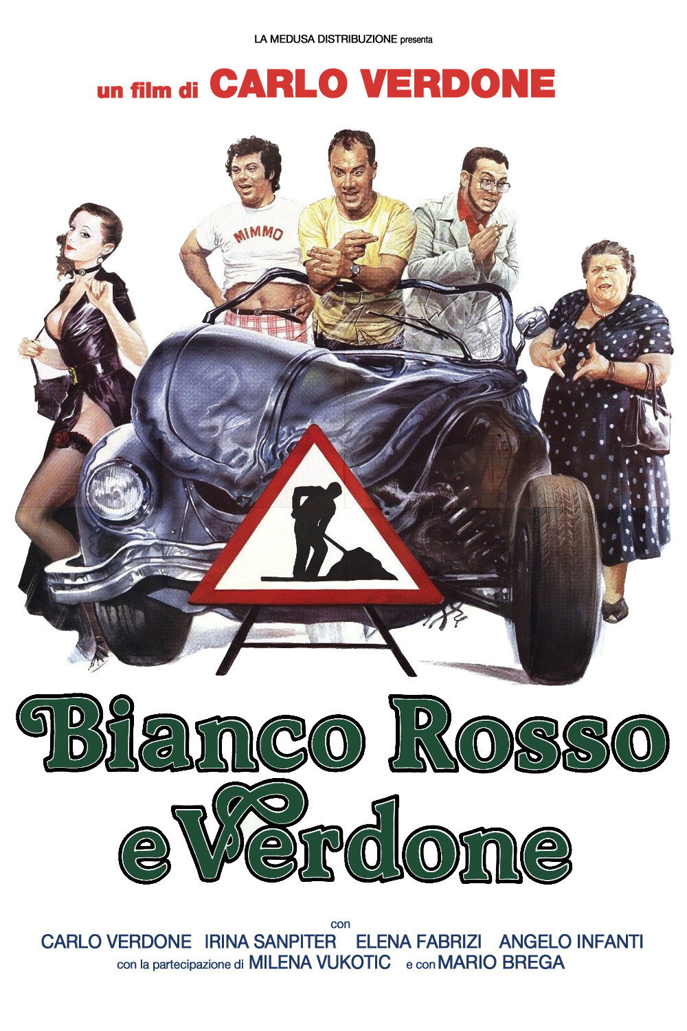 Locandina di Bianco, rosso e Verdone
