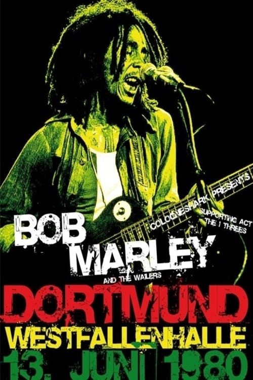 Locandina di Bob Marley And The Wailers in der Westfalenhalle, Dortmund 1980