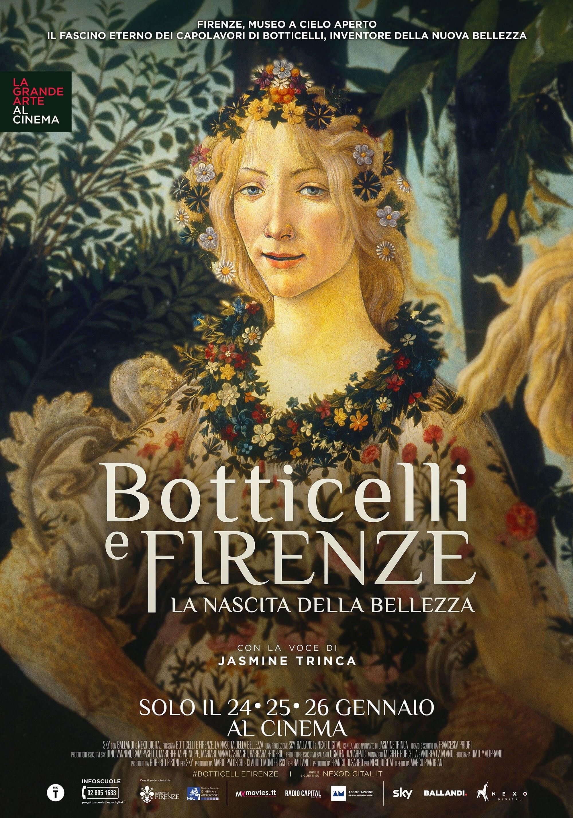 Locandina di Botticelli e Firenze. La nascita della bellezza