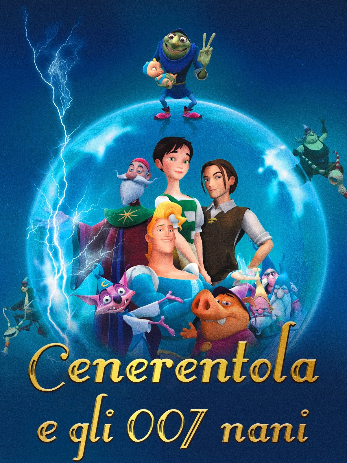 Locandina di Cenerentola e gli 007 nani