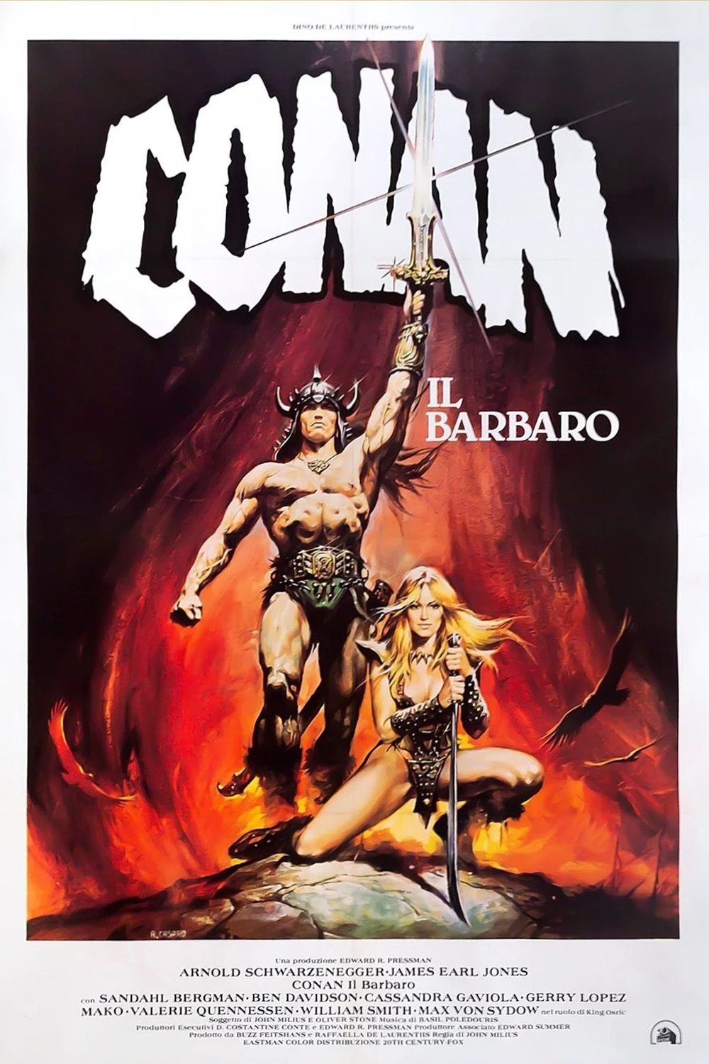 Locandina di Conan il barbaro