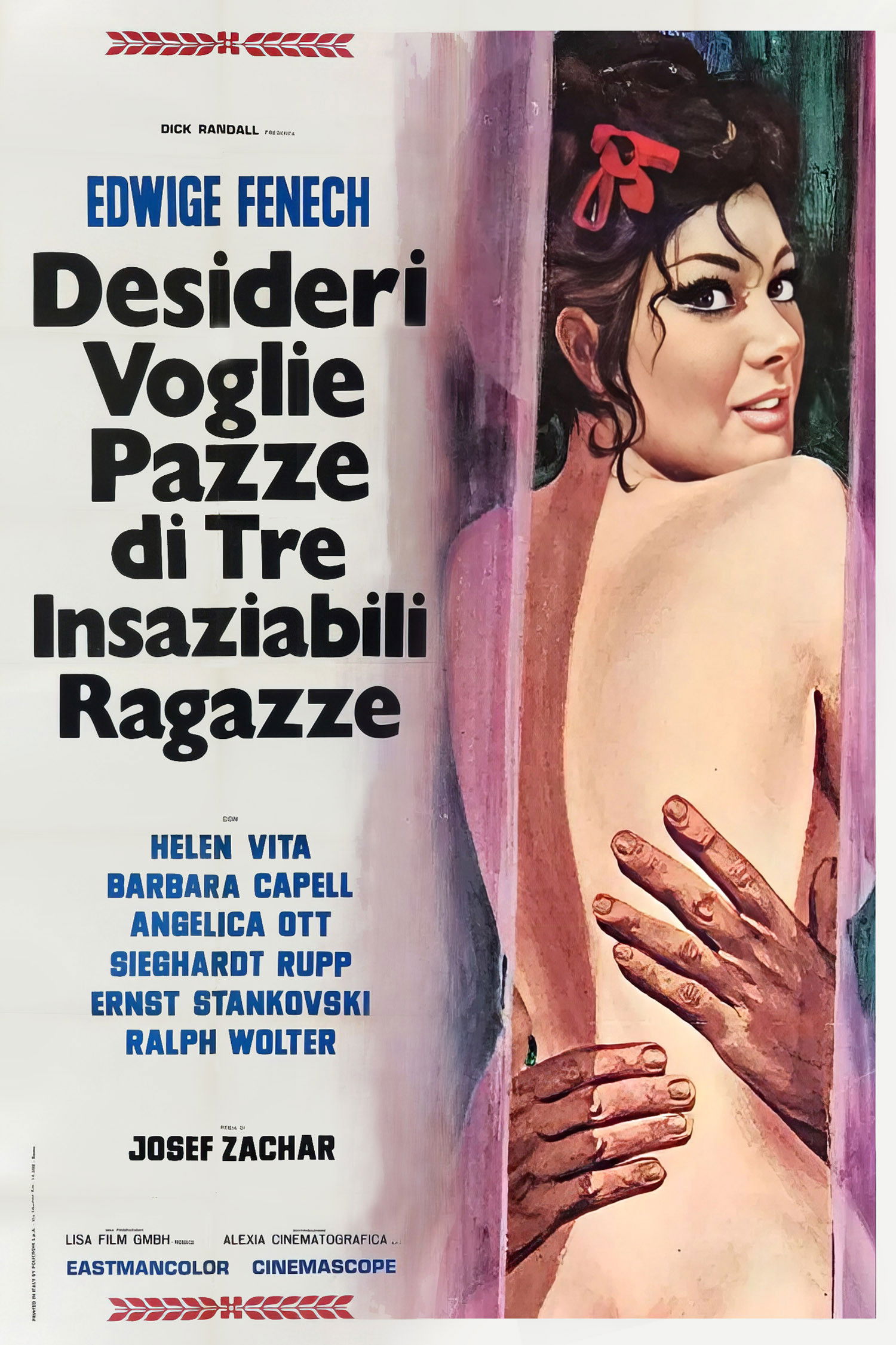 Locandina di Desideri voglie pazze di tre insaziabili ragazze