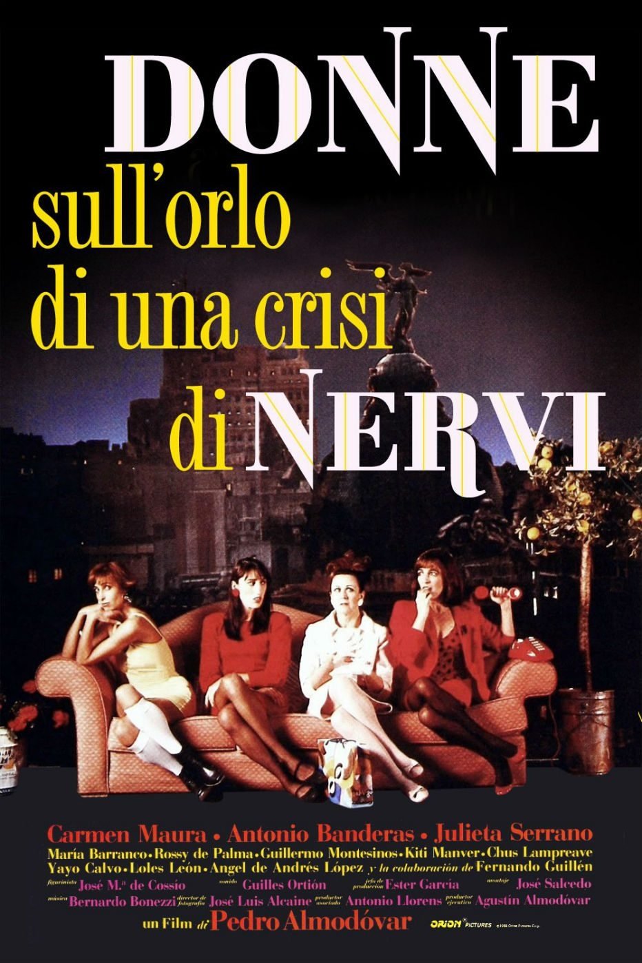 Locandina di Donne sull'orlo di una crisi di nervi