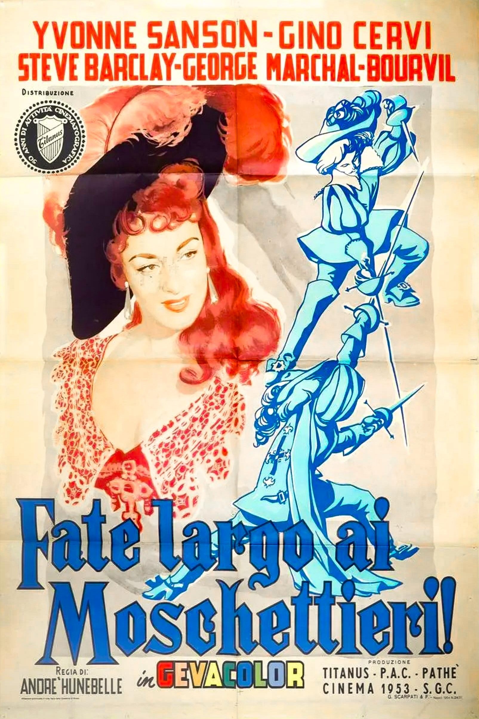 Locandina di Fate largo ai moschettieri!