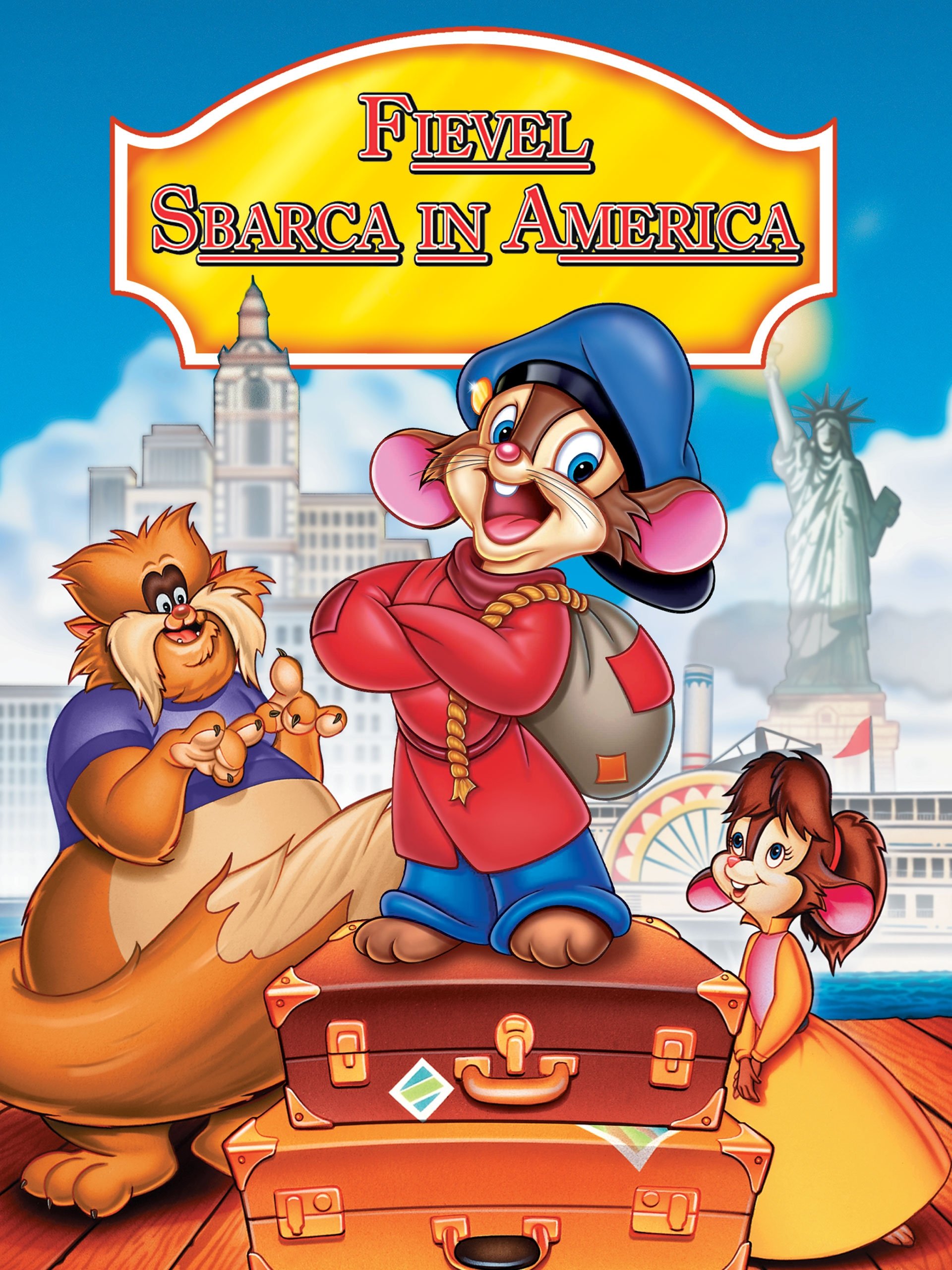 Locandina di Fievel sbarca in America