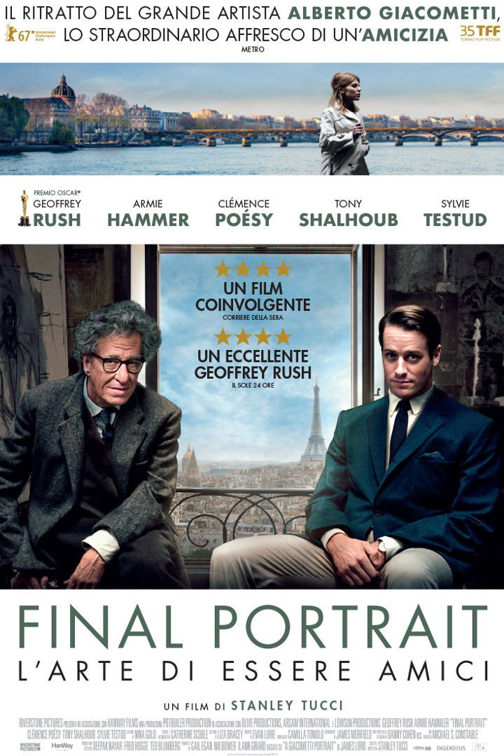 Locandina di Final Portrait - L'arte di essere amici