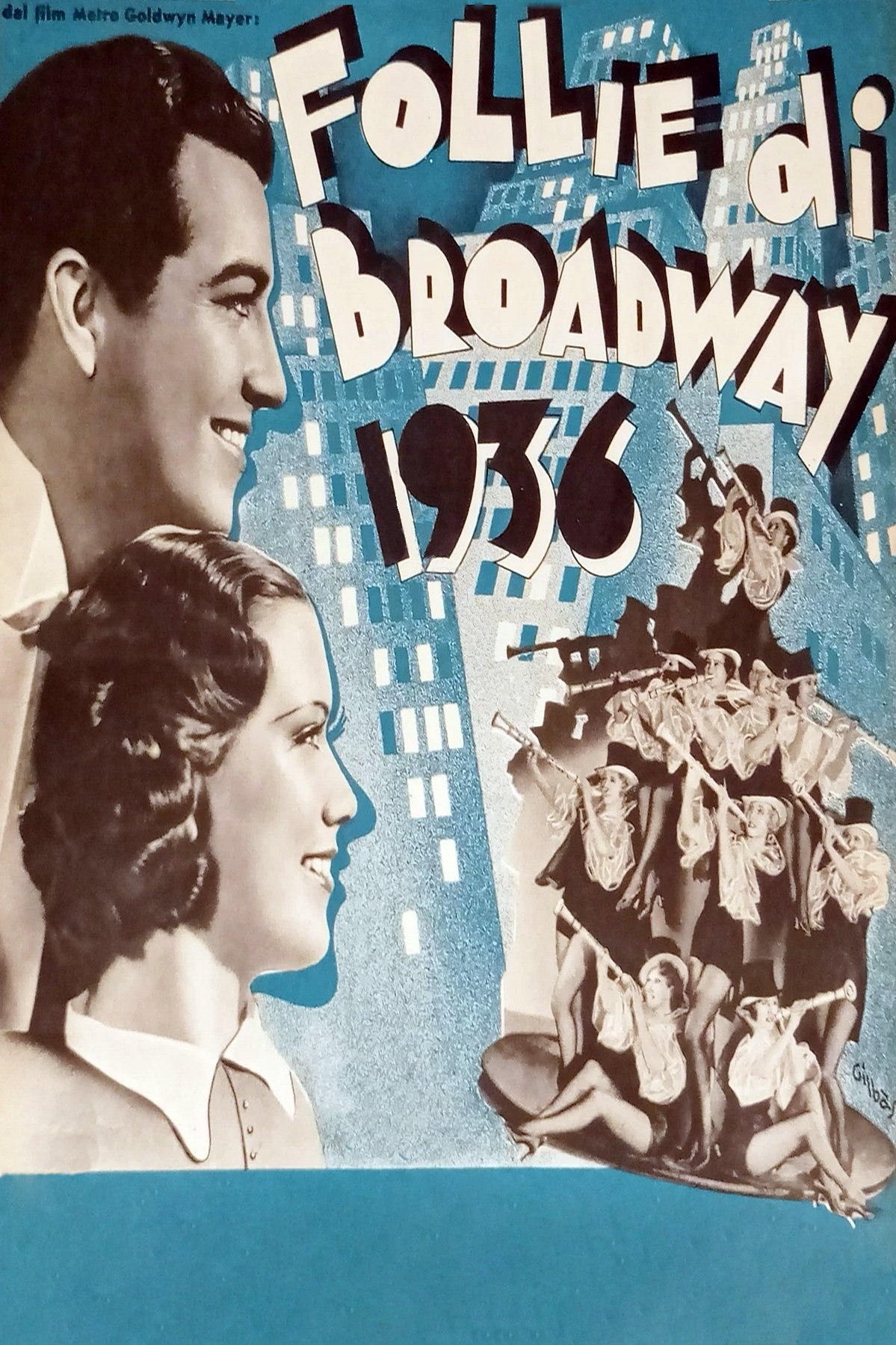Locandina di Follie di Broadway 1936