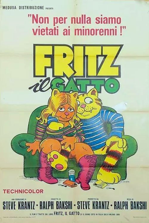 Locandina di Fritz il gatto