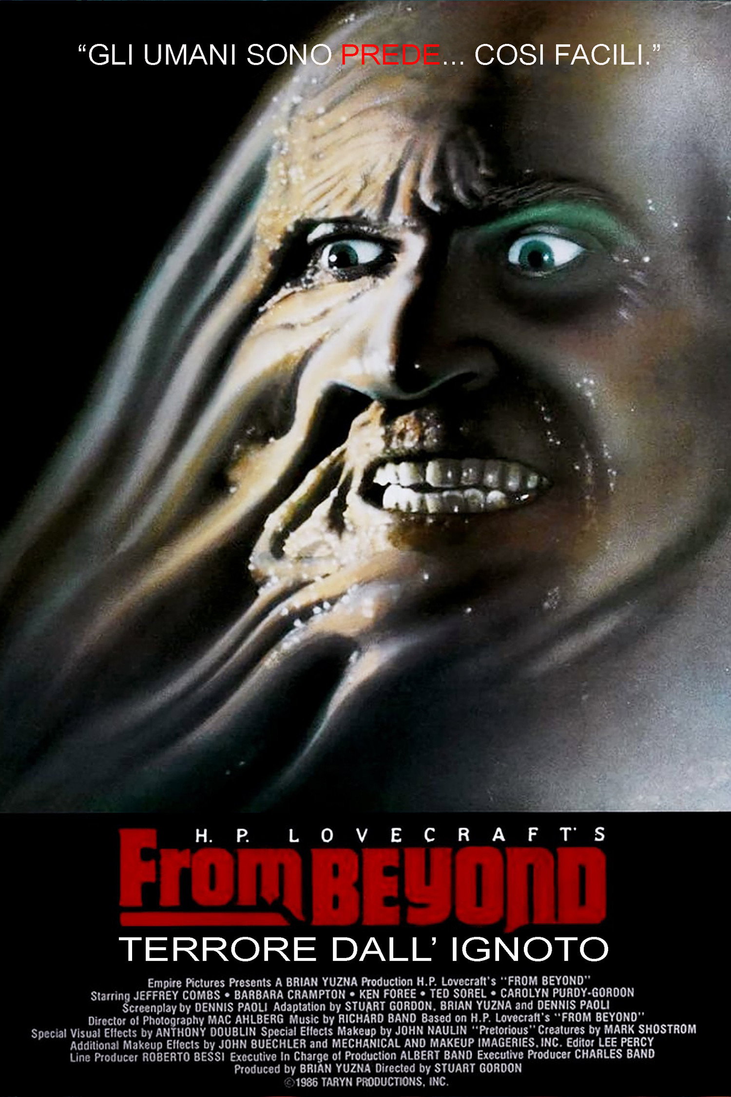 Locandina di From beyond - Terrore dall'ignoto