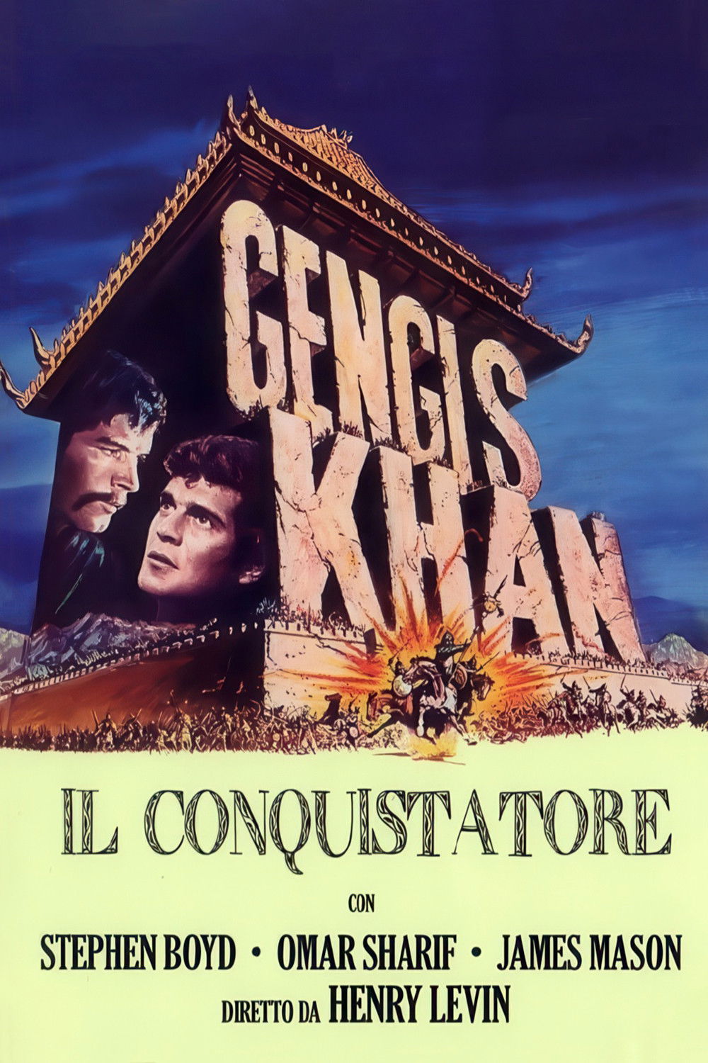 Locandina di Gengis Khan il conquistatore