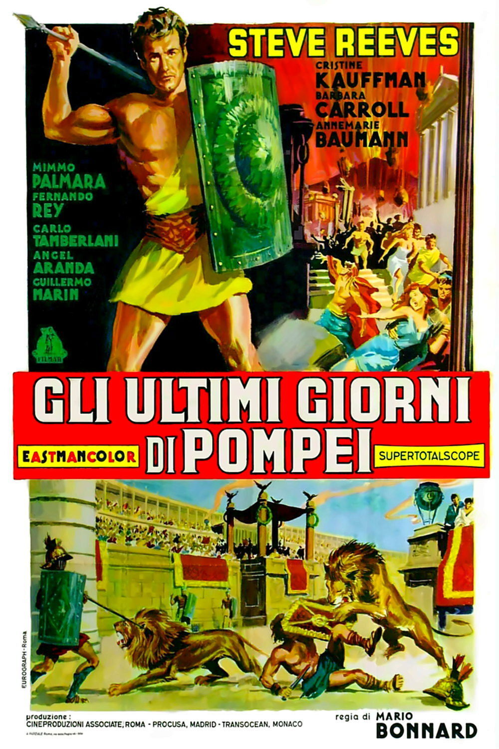 Locandina di Gli ultimi giorni di Pompei