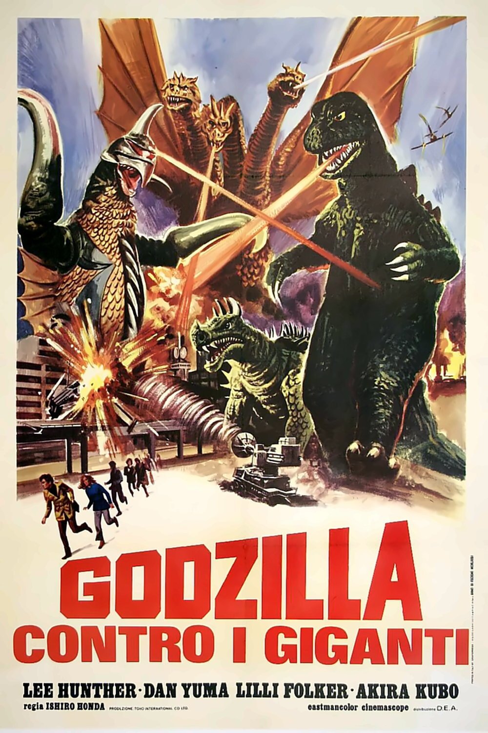 Locandina di Godzilla contro i giganti