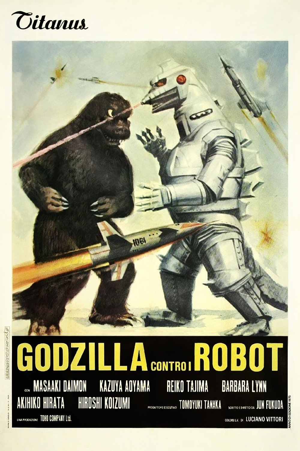 Locandina di Godzilla contro i robot