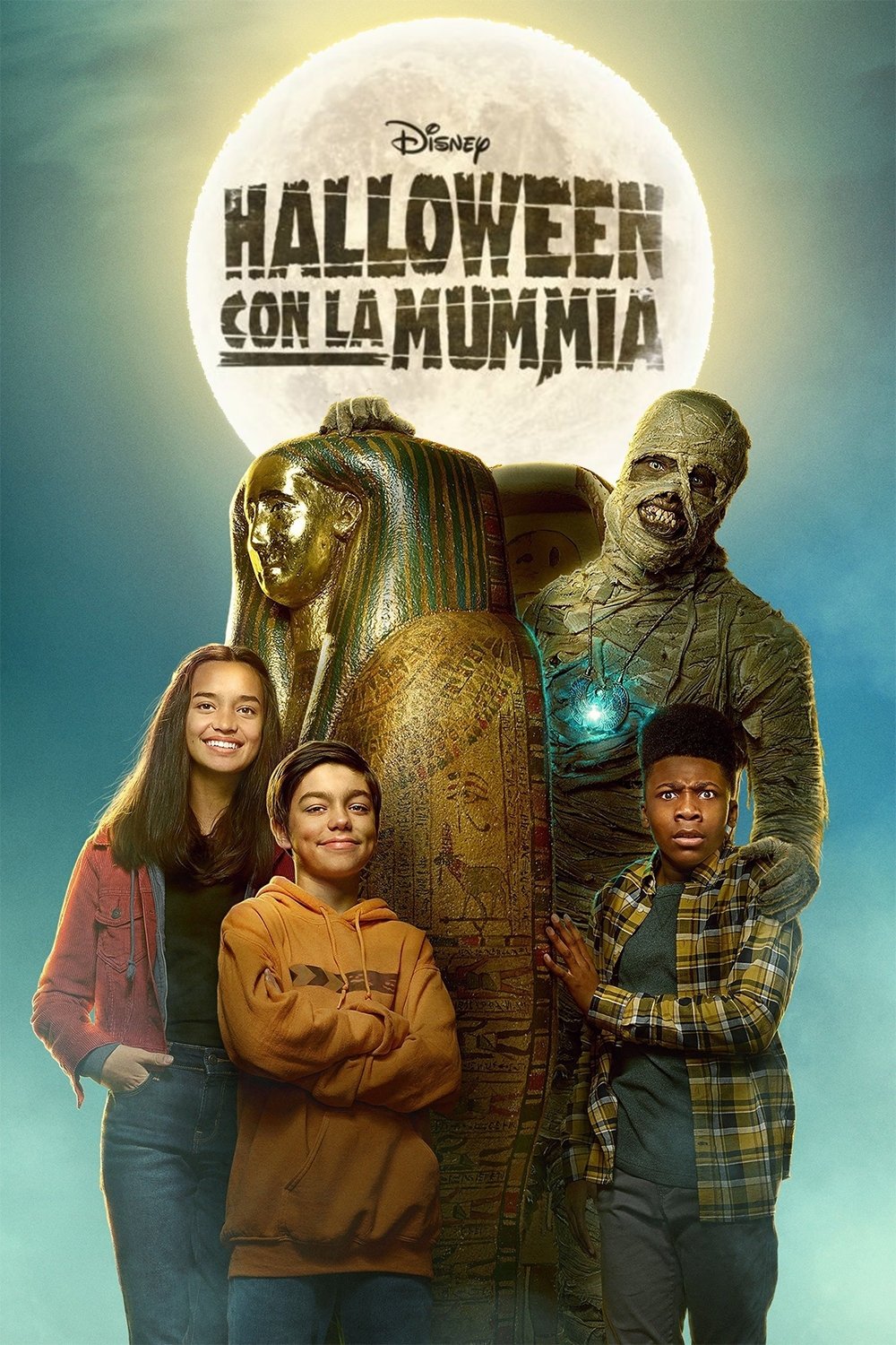 Locandina di Halloween con la Mummia
