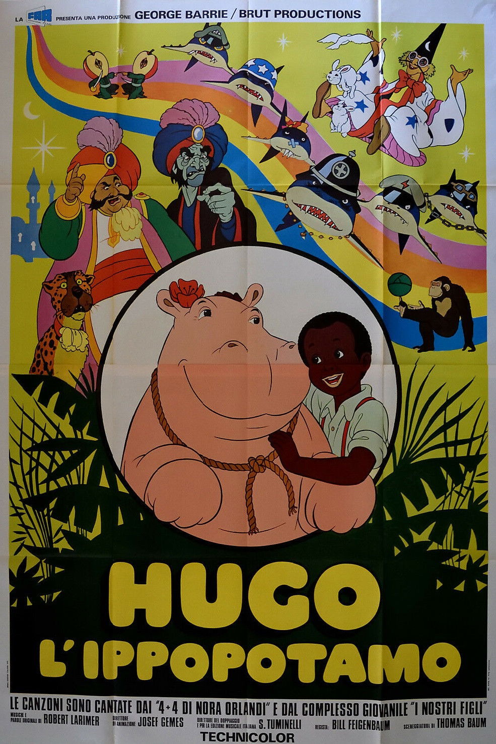 Locandina di Hugo l'ippopotamo