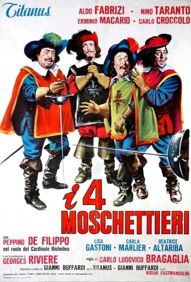 Locandina di I 4 moschettieri