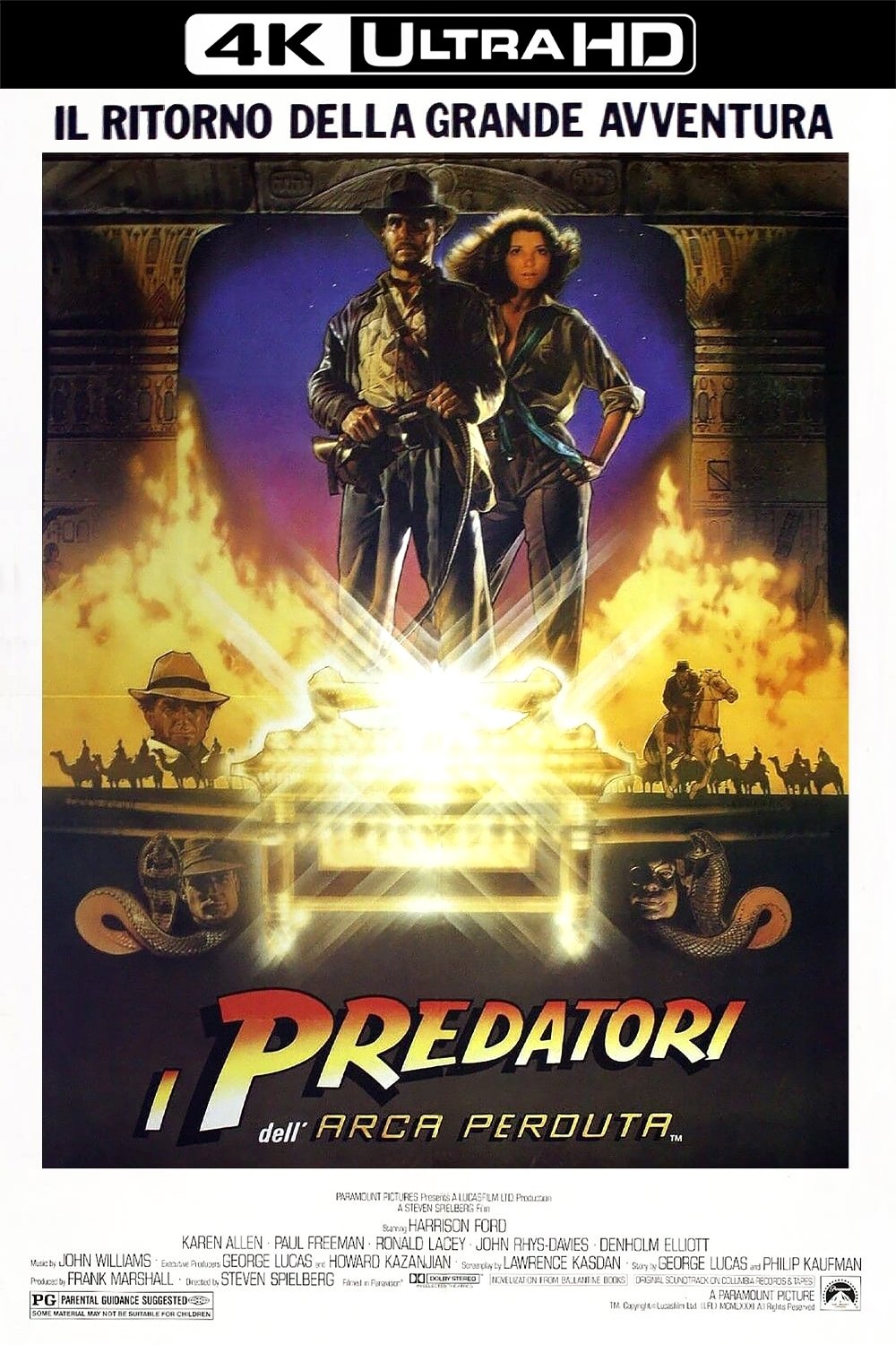 Locandina di I predatori dell'arca perduta