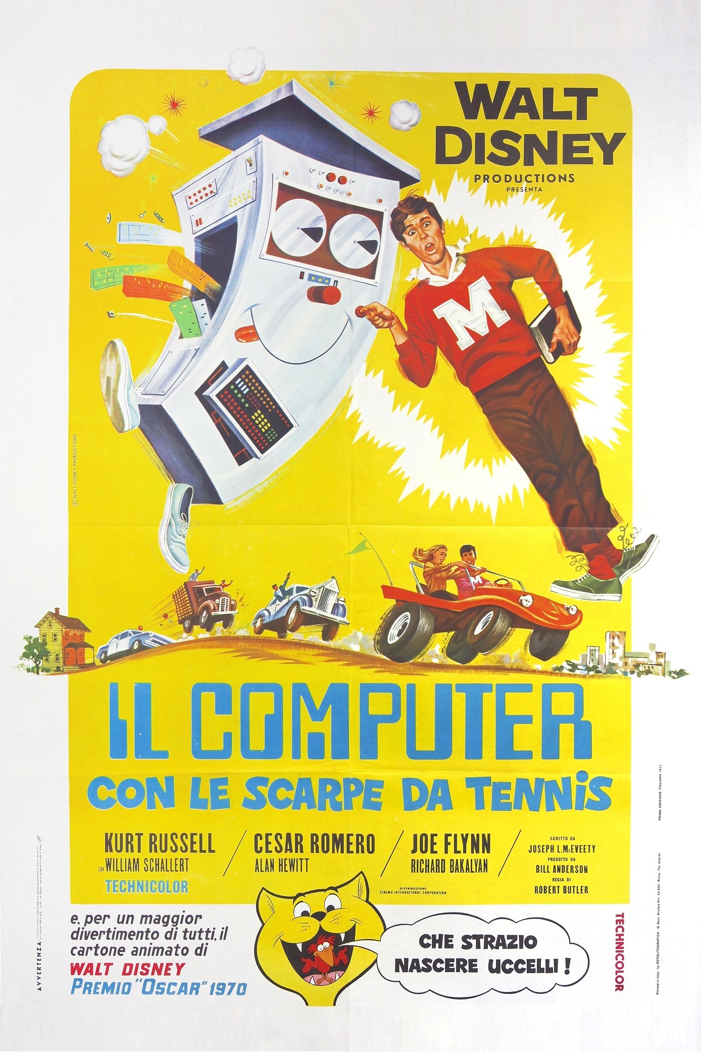 Locandina di Il computer con le scarpe da tennis