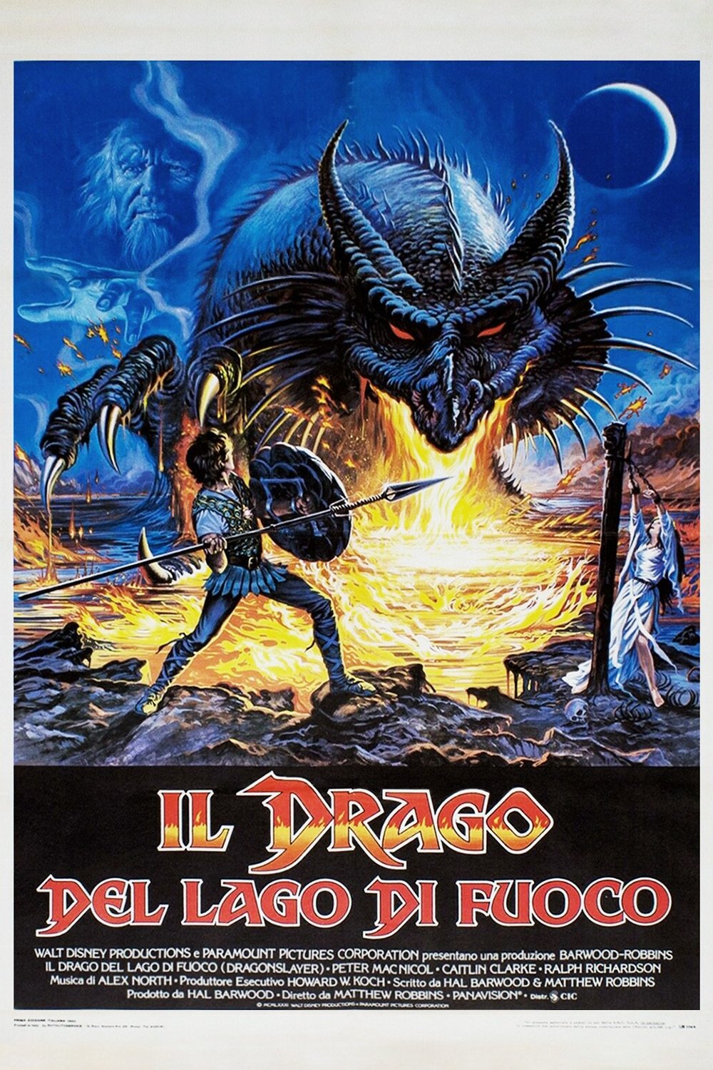 Locandina di Il drago del lago di fuoco