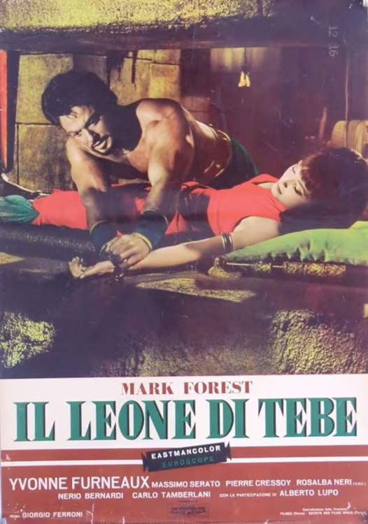 Locandina di Il leone di Tebe