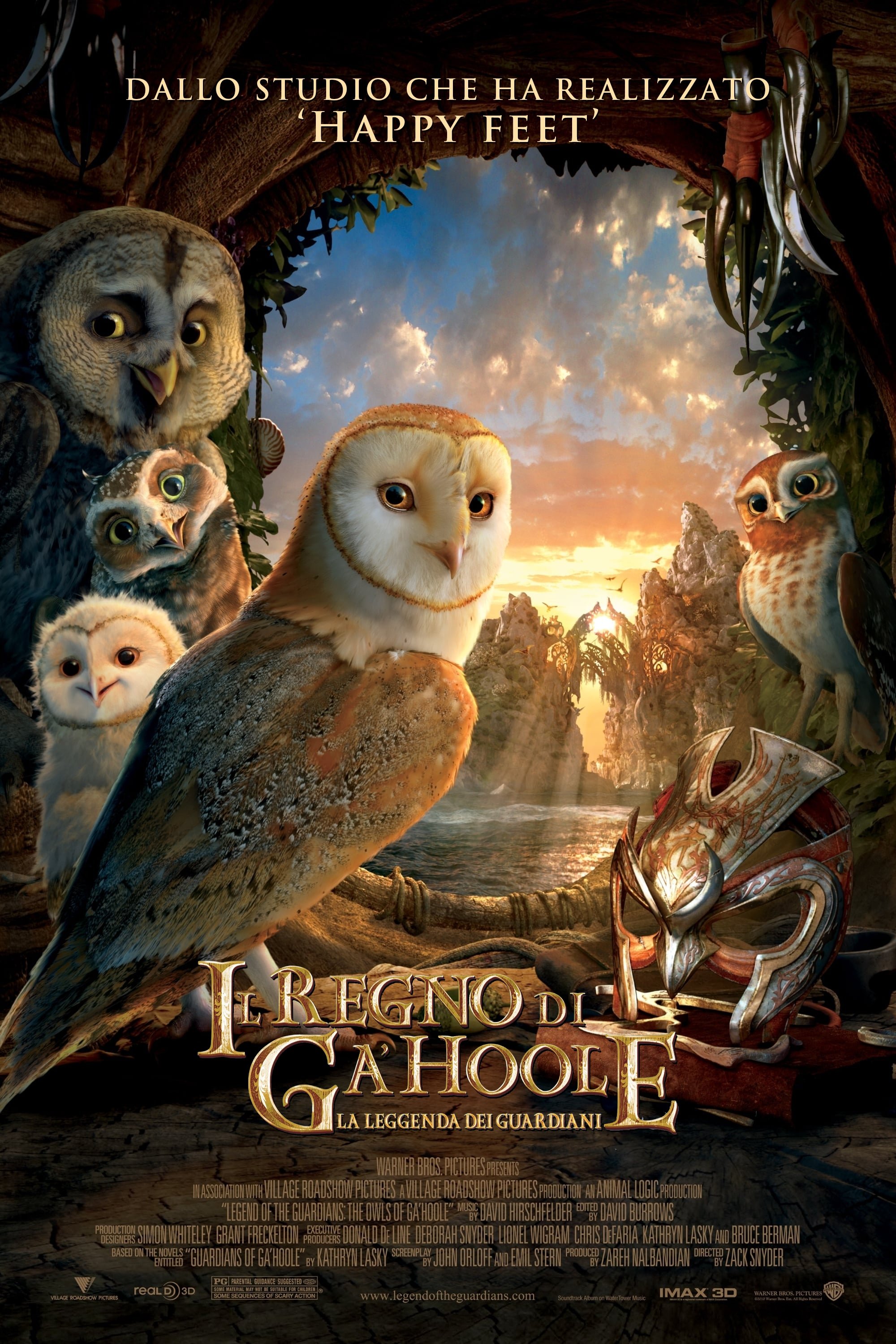 Locandina di Il regno di Ga'Hoole - La leggenda dei guardiani