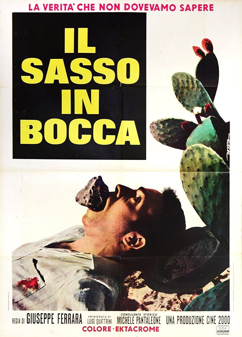 Locandina di Il sasso in bocca