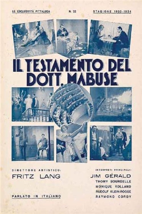 Locandina di Il testamento del dottor Mabuse