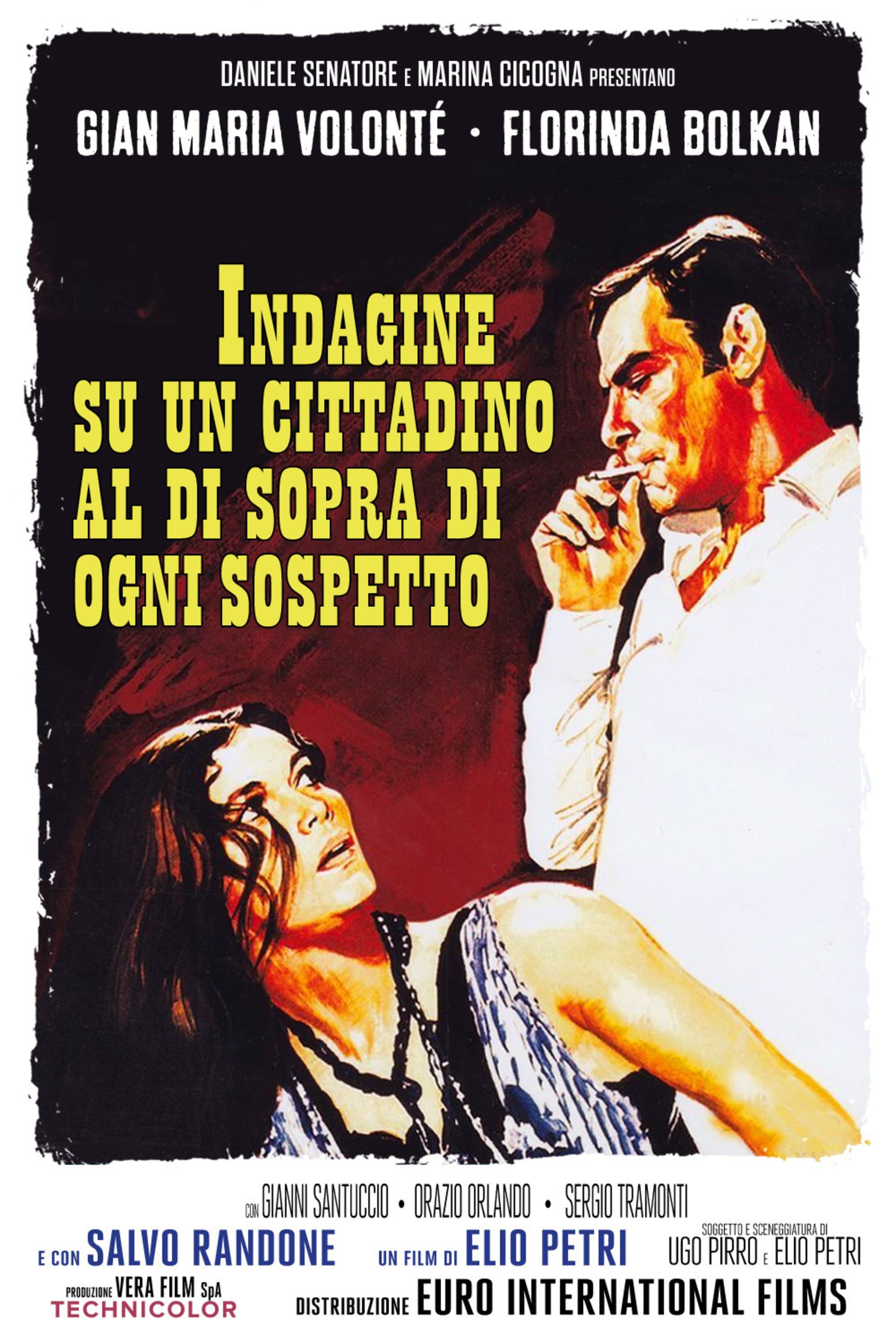 Locandina di Indagine su un cittadino al di sopra di ogni sospetto