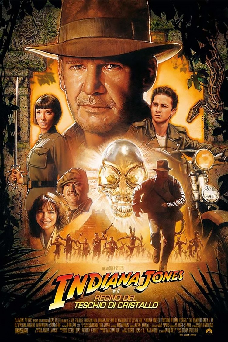Locandina di Indiana Jones e il regno del teschio di cristallo