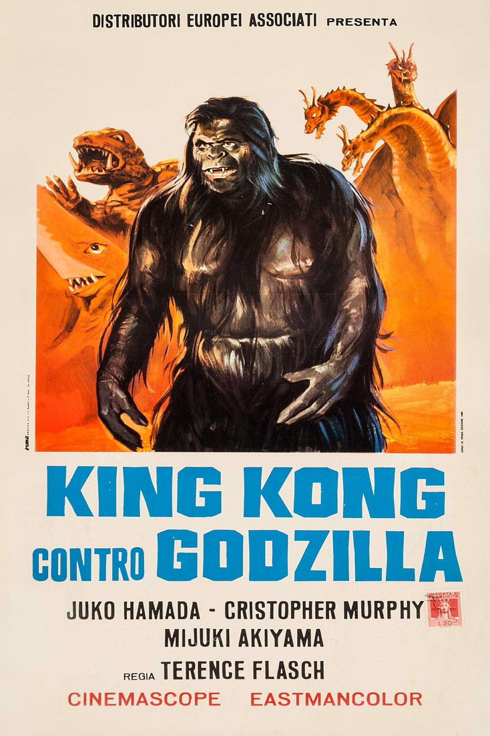 Locandina di King Kong contro Godzilla