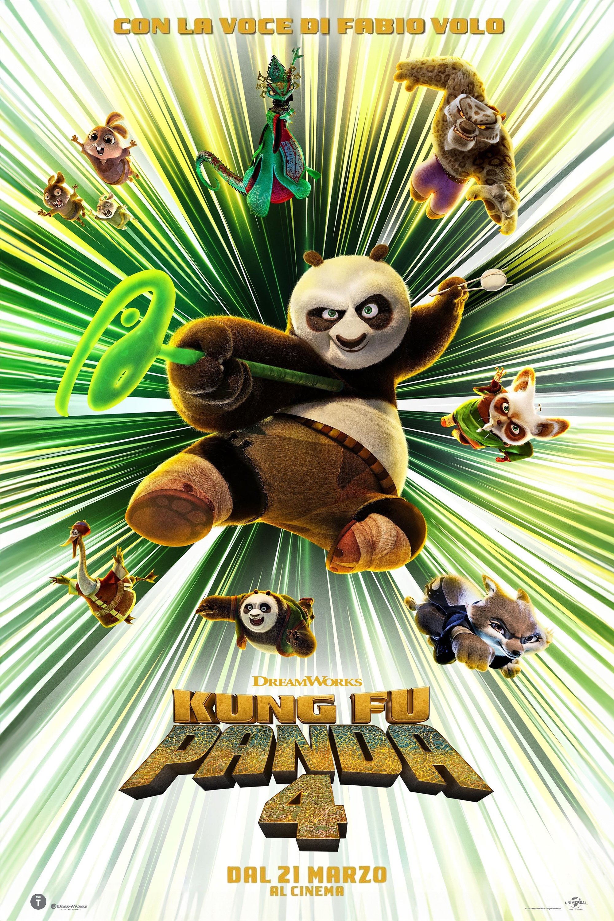 Locandina di Kung Fu Panda 4