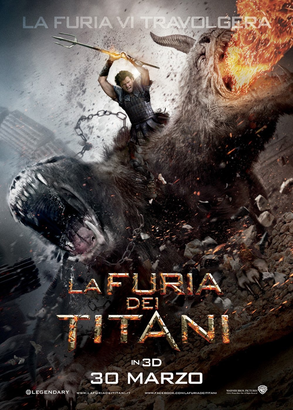 Locandina di La furia dei titani