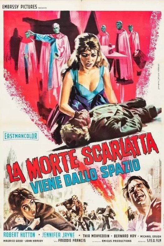 Locandina di La morte scarlatta viene dallo spazio