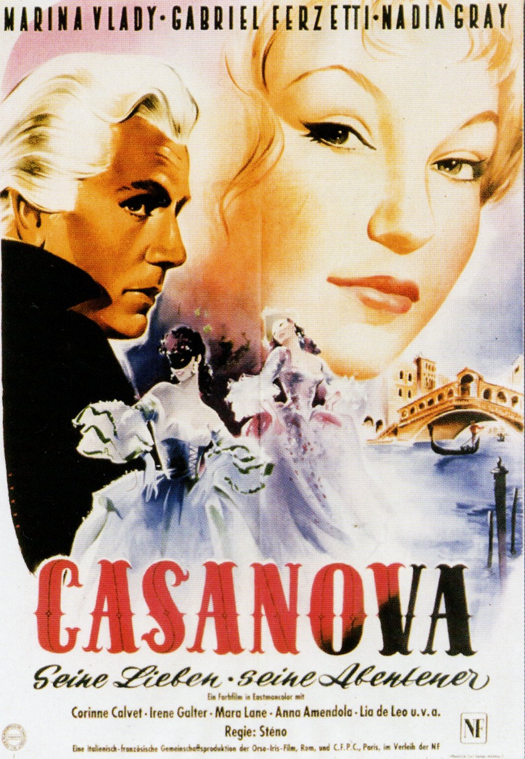 Locandina di Le avventure di Giacomo Casanova