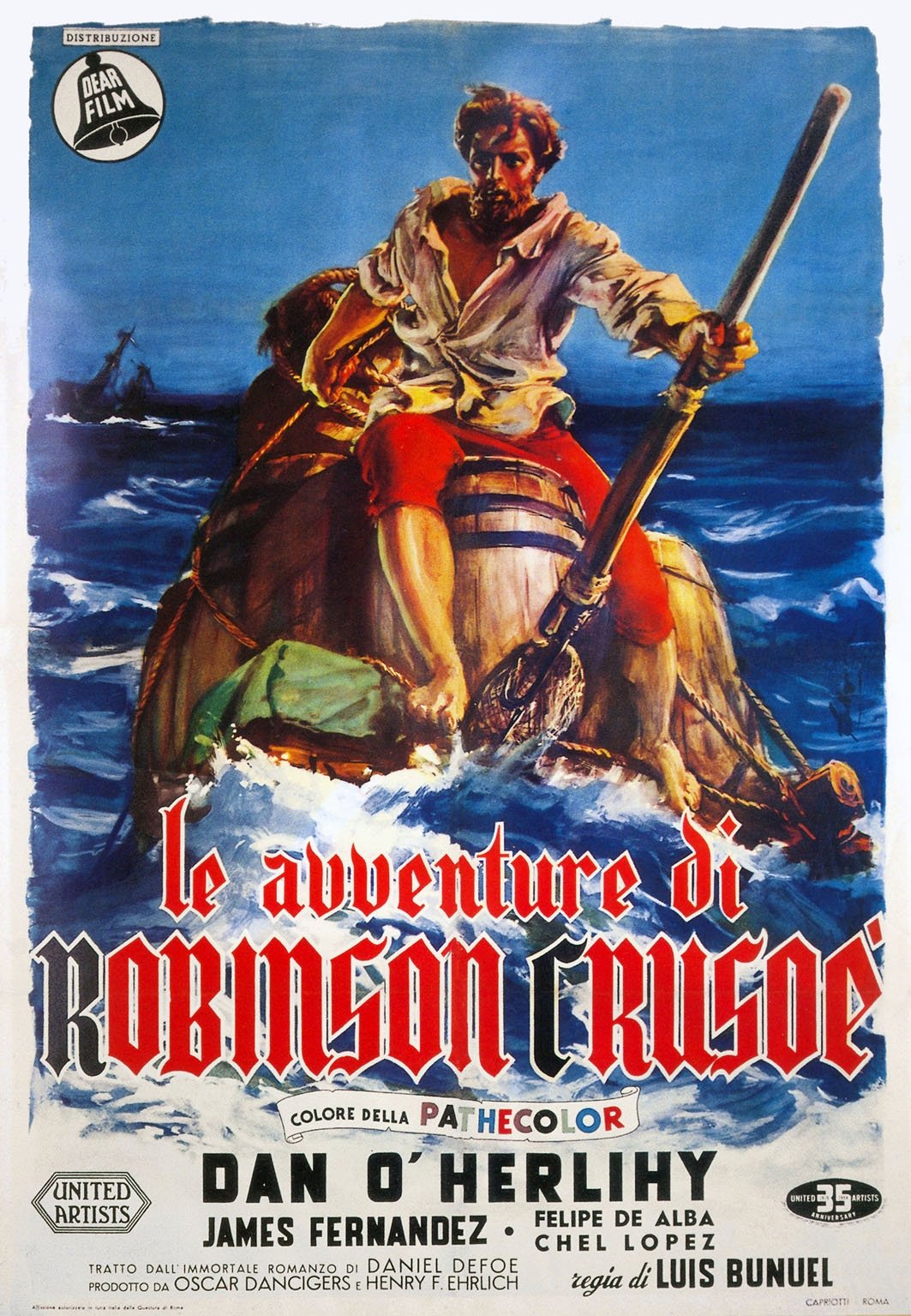 Locandina di Le avventure di Robinson Crusoe