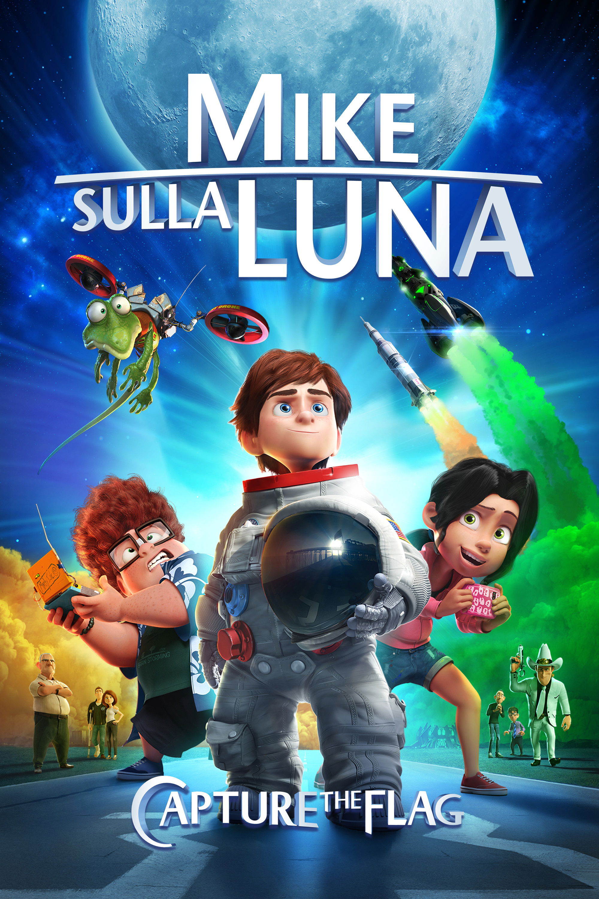 Locandina di Mike sulla luna