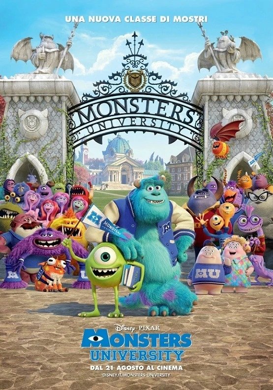 Locandina di Monsters University