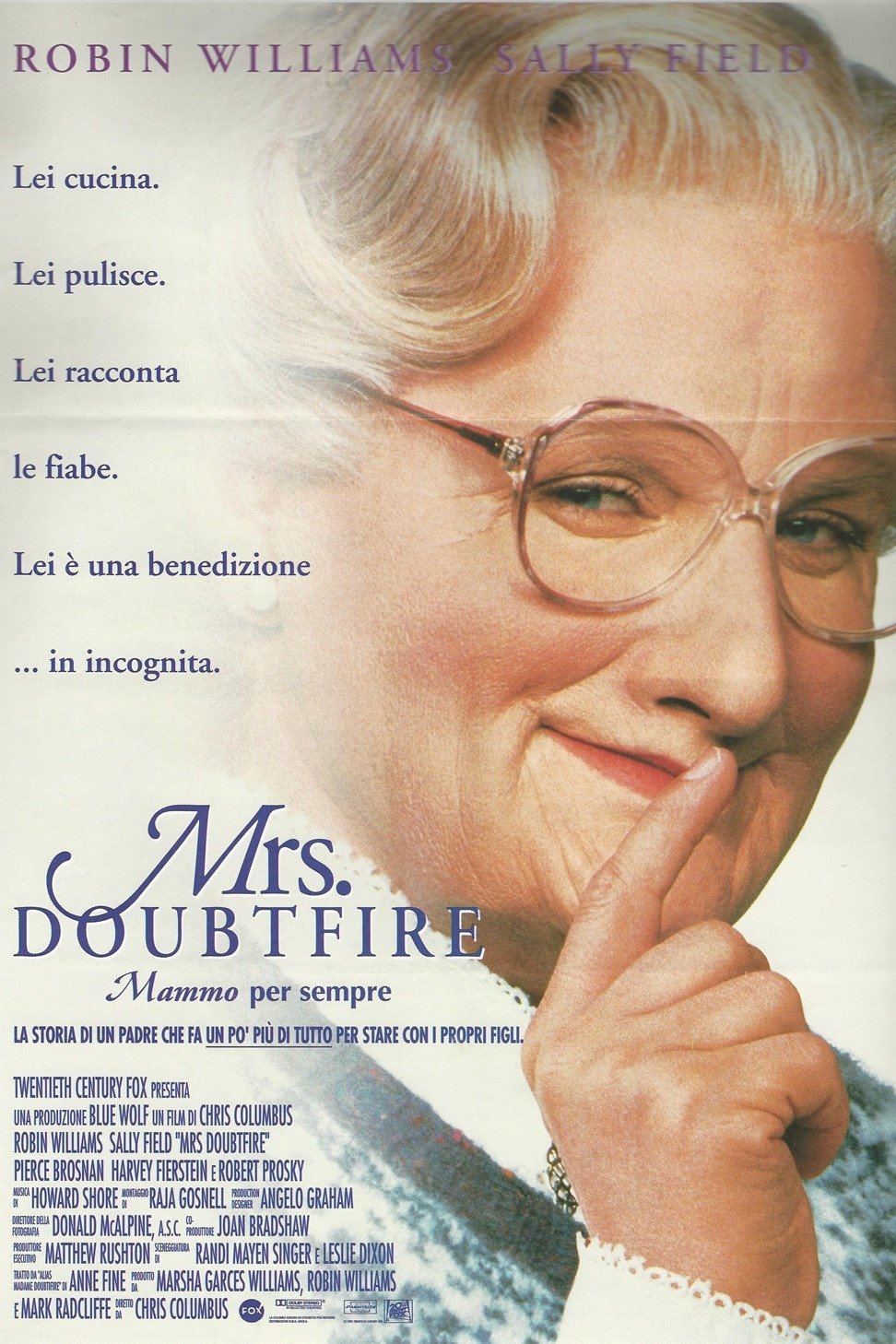 Locandina di Mrs. Doubtfire - Mammo per sempre