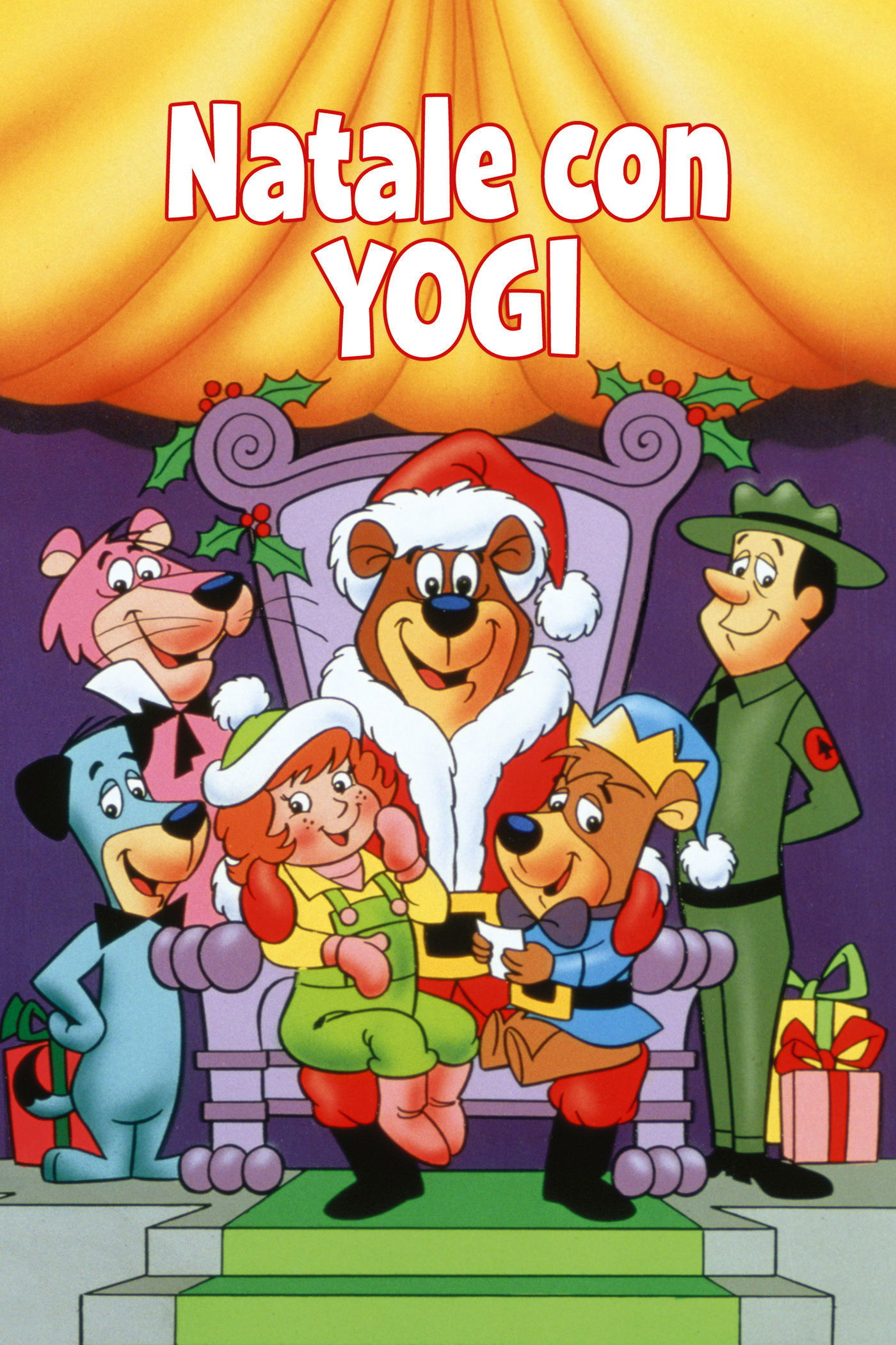 Locandina di Natale con Yoghi