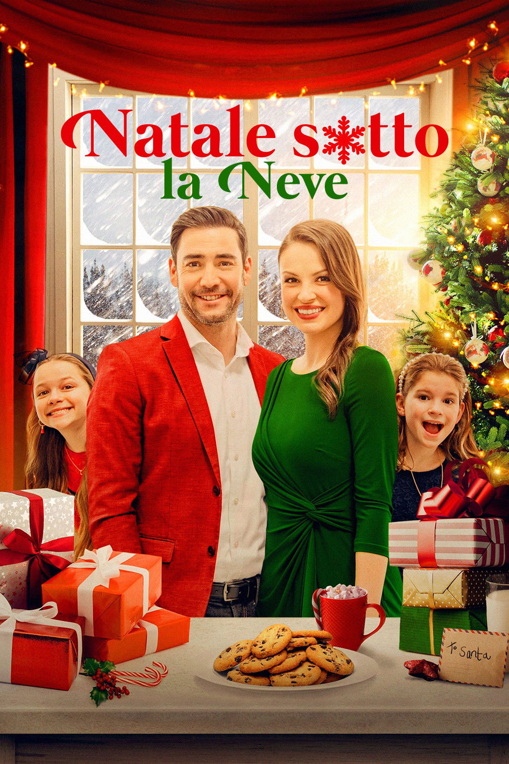 Locandina di Natale sotto la neve